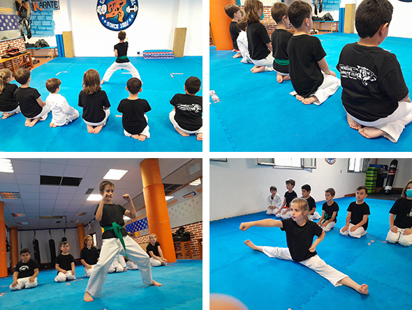 Karate Infantil en el Gimnasio Pedregal