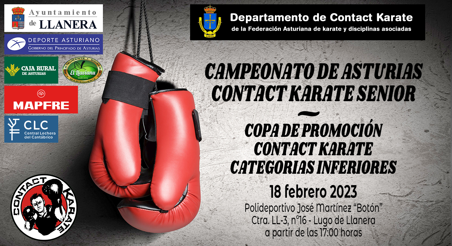 Campeonato de Asturias de Contact Karate Senior / Copa de Promoción Contact Karate Categorías Inferiores